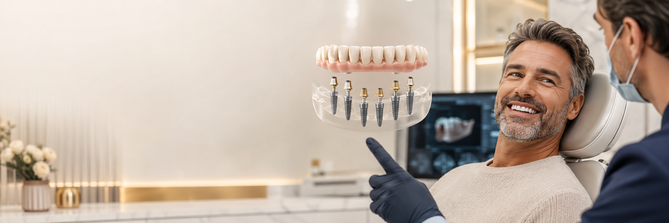 All-on-6-Implantate tedavisi görseli